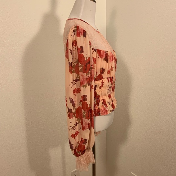 NWOT Free People Women’s Daphne Blouse Top - Picture 6 of 9